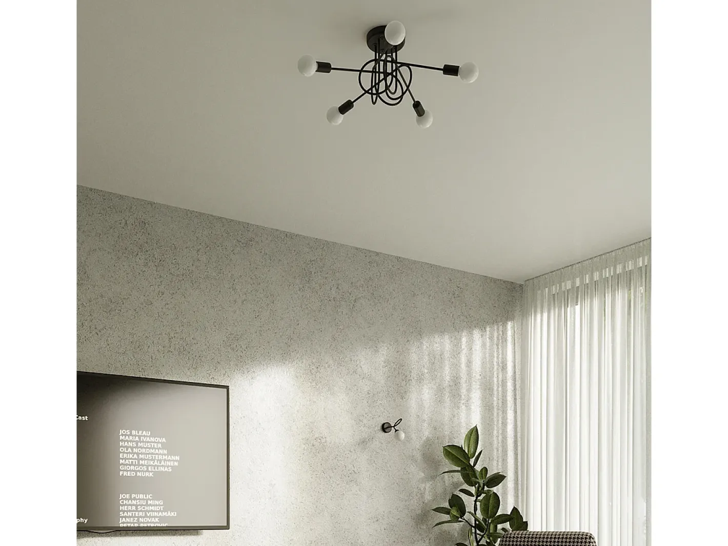 Sollux Lighting Lámparas De Pared Supeł Industrial De Acero - 1 Fuentes Luminosas - L.25 X A.20 Cm - Negro Clearance