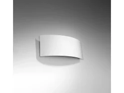 Sale Sollux Lighting Lámparas de pared Terrium moderno de acero - 2 fuentes luminosas 3000K - L.34 x A.14 cm - Blanco