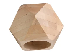 Sollux Lighting Aplique Para Pared-Lámparas de pared Timberix escandinavo de madera - 1 fuentes luminosas 4000K - L.12 x A.12 cm - madera natural Color natural claro