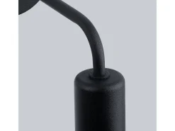 Sollux Lighting Aplique Para Pared-Lámparas de pared Torah moderno de acero - 1 fuentes luminosas 3000K - L.19 x A.14,5 cm - Negro