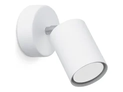 Sollux Lighting Lámparas de pared Torim minimalista de acero - 1 fuentes luminosas 4000K - L.8 x A.18,5 cm - Blanco New