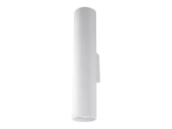 Sollux Lighting Lámparas de pared Toris moderno de acero - 2 fuentes luminosas 4000K - L.6 x A.30 cm - Blanco New