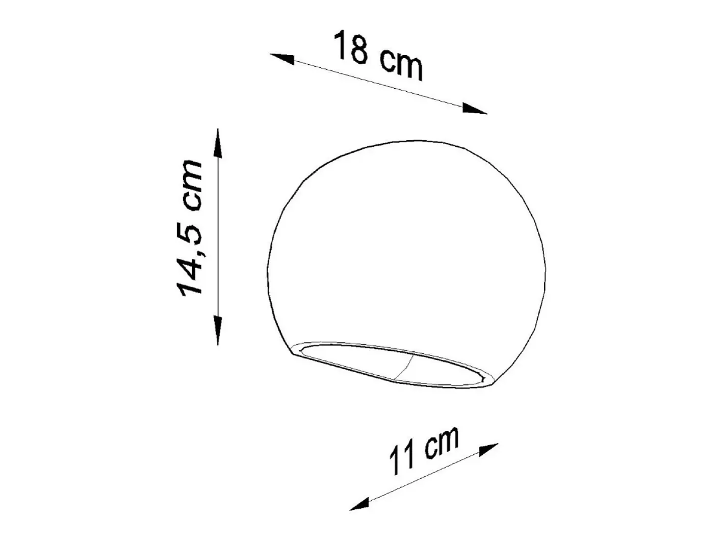 Sollux Lighting Lámparas de pared Torix moderno de cerámica - 1 fuentes luminosas 4000K - L.18 x A.14,5 cm - Blanco Clearance