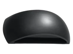 Clearance Sollux Lighting Lámparas de pared Torow moderno de cerámica - 1 fuentes luminosas 3000K - L.32 x A.14 cm - Negro