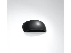 Clearance Sollux Lighting Lámparas de pared Torow moderno de cerámica - 1 fuentes luminosas 3000K - L.32 x A.14 cm - Negro