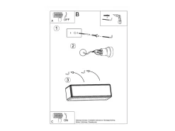 Sollux Lighting Aplique Para Pared-Lámparas de pared Vivin moderno de cerámica - 1 fuentes luminosas 4000K - L.33 x A.10 cm - Blanco
