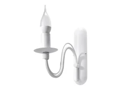 New Sollux Lighting Lámparas de pared Vivow moderno de acero - 1 fuentes luminosas 3000K - L.6 x A.25 cm - Blanco