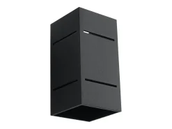 Sollux Lighting Lámparas de pared Vivus desván de aluminio - 1 fuentes luminosas 3000K - L.10 x A.20 cm - Negro Online
