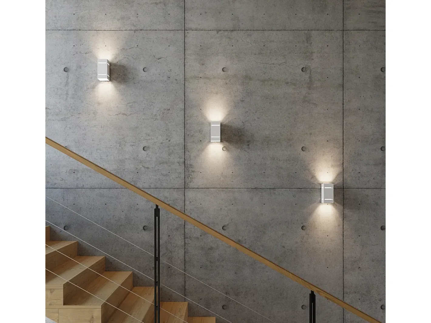 Sollux Lighting Lámparas de pared Vivus desván de aluminio - 1 fuentes luminosas 3000K - L.10 x A.20 cm - Blanco Sale
