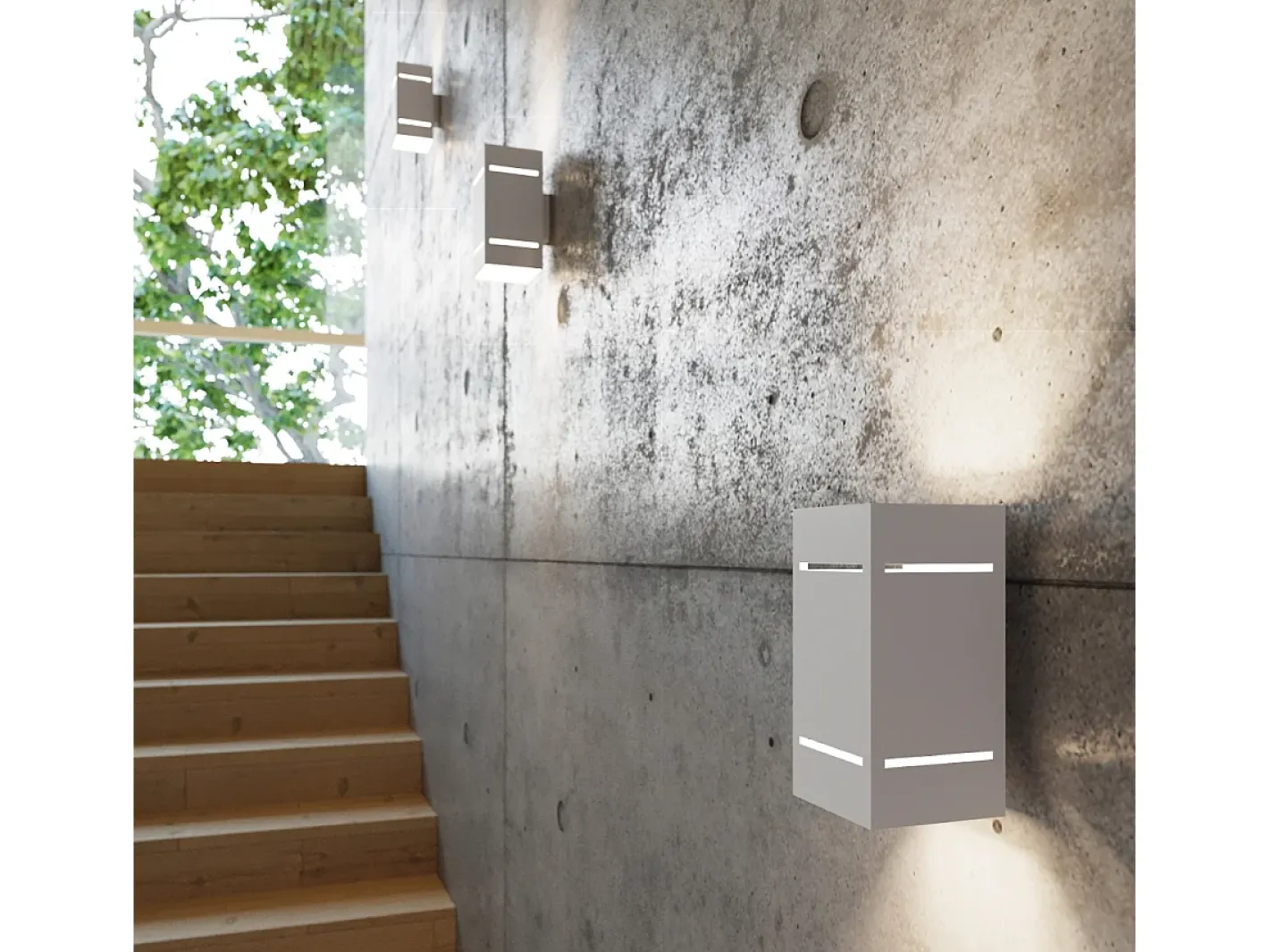 Sollux Lighting Lámparas de pared Vivus desván de aluminio - 1 fuentes luminosas 3000K - L.10 x A.20 cm - Blanco Sale