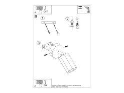 Sollux Lighting Aplique Para Pared-Lámparas de pared Xenor escandinavo de madera - 1 fuentes luminosas 4000K - L.8 x A.17,5 cm - roble Marru00f3n