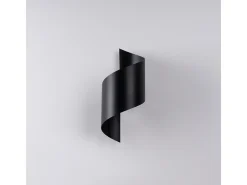 Sollux Lighting Lámparas de pared Zaltonia moderno de acero - 1 fuentes luminosas 3000K - L.15 x A.31 cm - Negro New