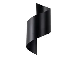 Sollux Lighting Lámparas de pared Zaltonia moderno de acero - 1 fuentes luminosas 3000K - L.15 x A.31 cm - Negro New