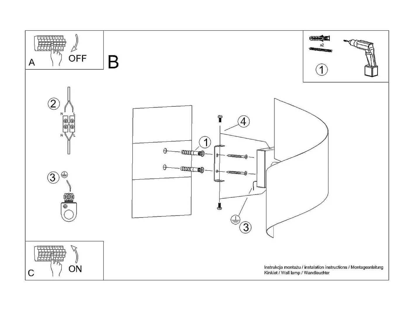 Sollux Lighting Lámparas de pared Zaltonia moderno de acero - 1 fuentes luminosas 4000K - L.15 x A.31 cm - Blanco Outlet
