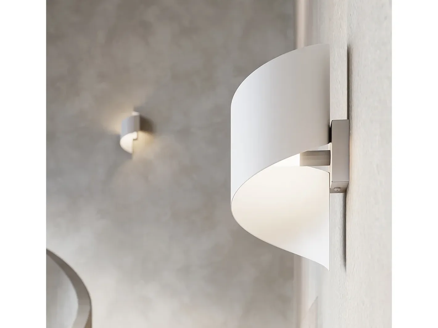 Sollux Lighting Lámparas de pared Zaltonia moderno de acero - 1 fuentes luminosas 4000K - L.15 x A.31 cm - Blanco Outlet