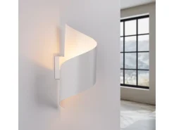 Sollux Lighting Lámparas de pared Zaltonia moderno de acero - 1 fuentes luminosas 4000K - L.15 x A.31 cm - Blanco Outlet