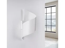 Sollux Lighting Lámparas de pared Zaltonia moderno de acero - 1 fuentes luminosas 4000K - L.15 x A.31 cm - Blanco Outlet