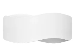 Discount Sollux Lighting Lámparas de pared Zanila moderno de acero - 1 fuentes luminosas 3000K - L.30 x A.13 cm - Blanco