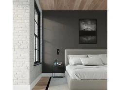 Sollux Lighting Aplique Para Pared-Lámparas de pared Zarenex moderno de acero - 1 fuentes luminosas 4000K - L.6,5 x A.20 cm - Negro