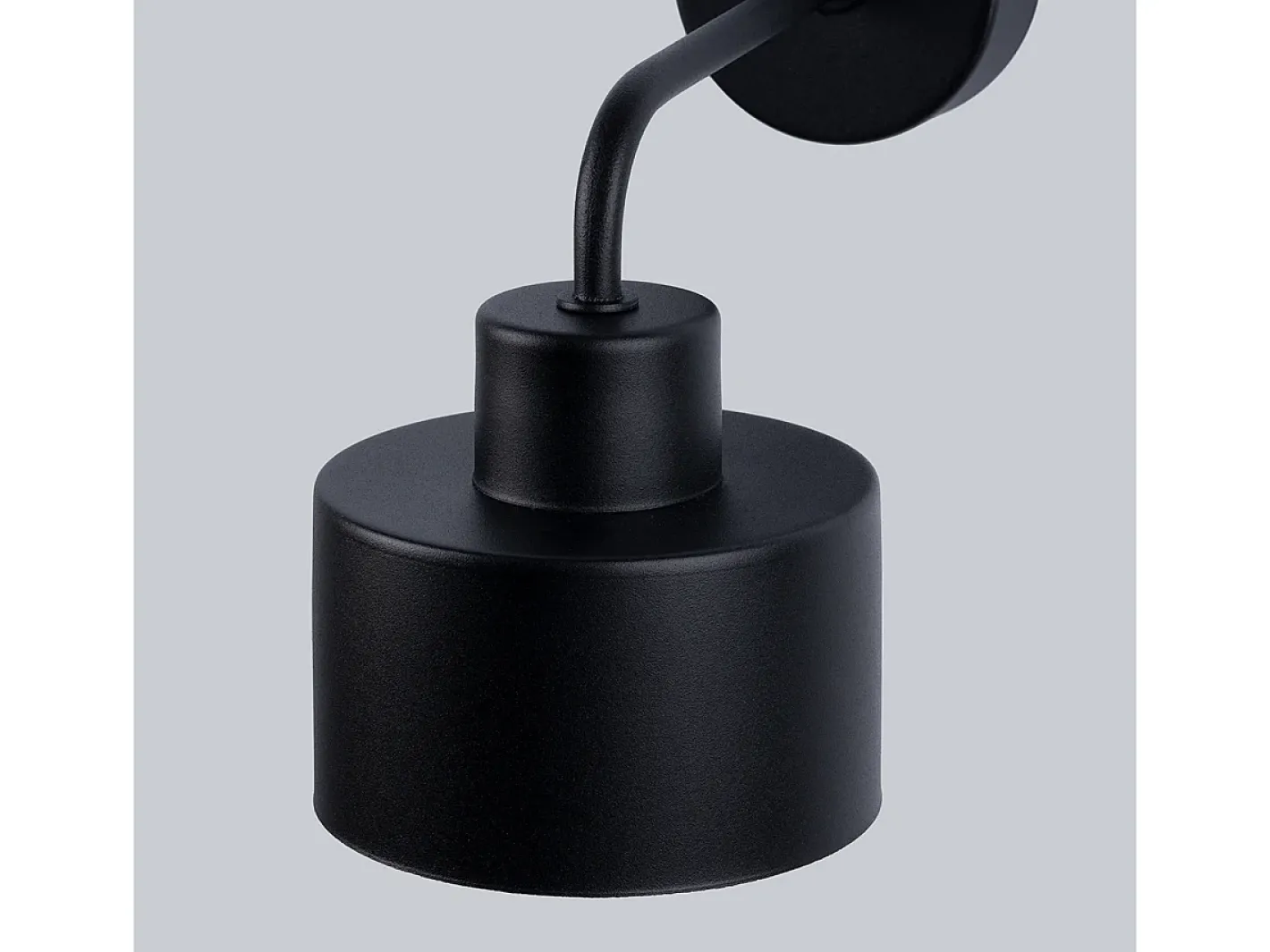 Sollux Lighting Aplique Para Pared-Lámparas de pared Zavros moderno de acero - 1 fuentes luminosas 3000K - L.22 x A.20 cm - Negro
