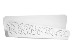 Best Sollux Lighting Lámparas de pared Zelira moderno de acero/PVC - 2 fuentes luminosas 4000K - L.40 x A.15 cm - Blanco