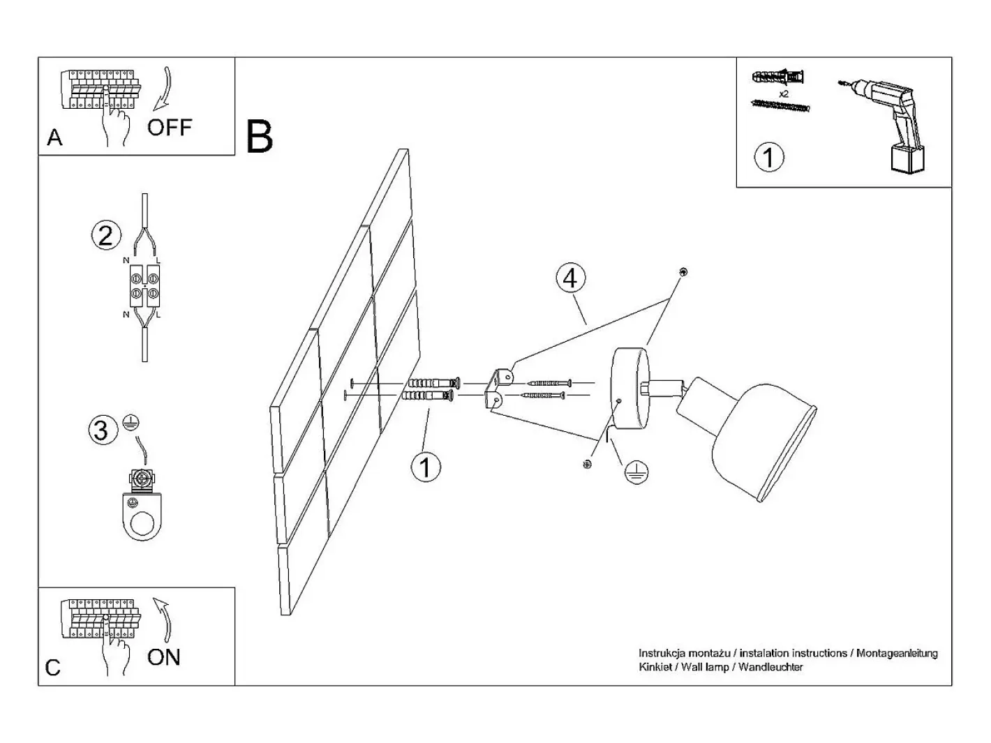Hot Sollux Lighting Lámparas de pared Zenda desván de acero - 1 fuentes luminosas 4000K - L.19 x A.17 cm - Blanco