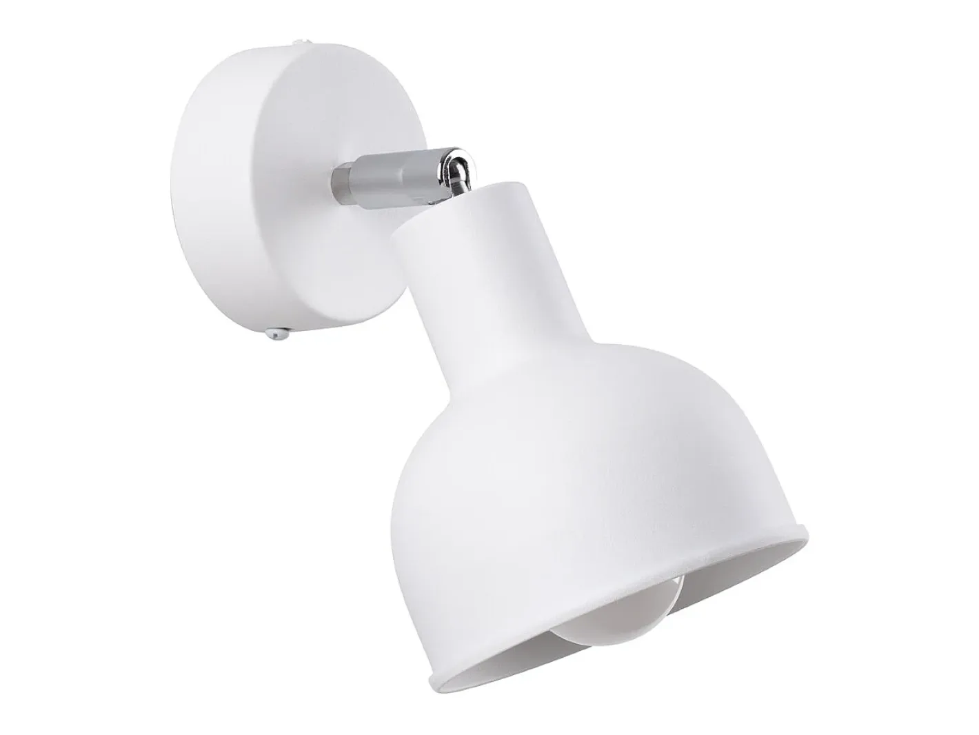 Hot Sollux Lighting Lámparas de pared Zenda desván de acero - 1 fuentes luminosas 4000K - L.19 x A.17 cm - Blanco