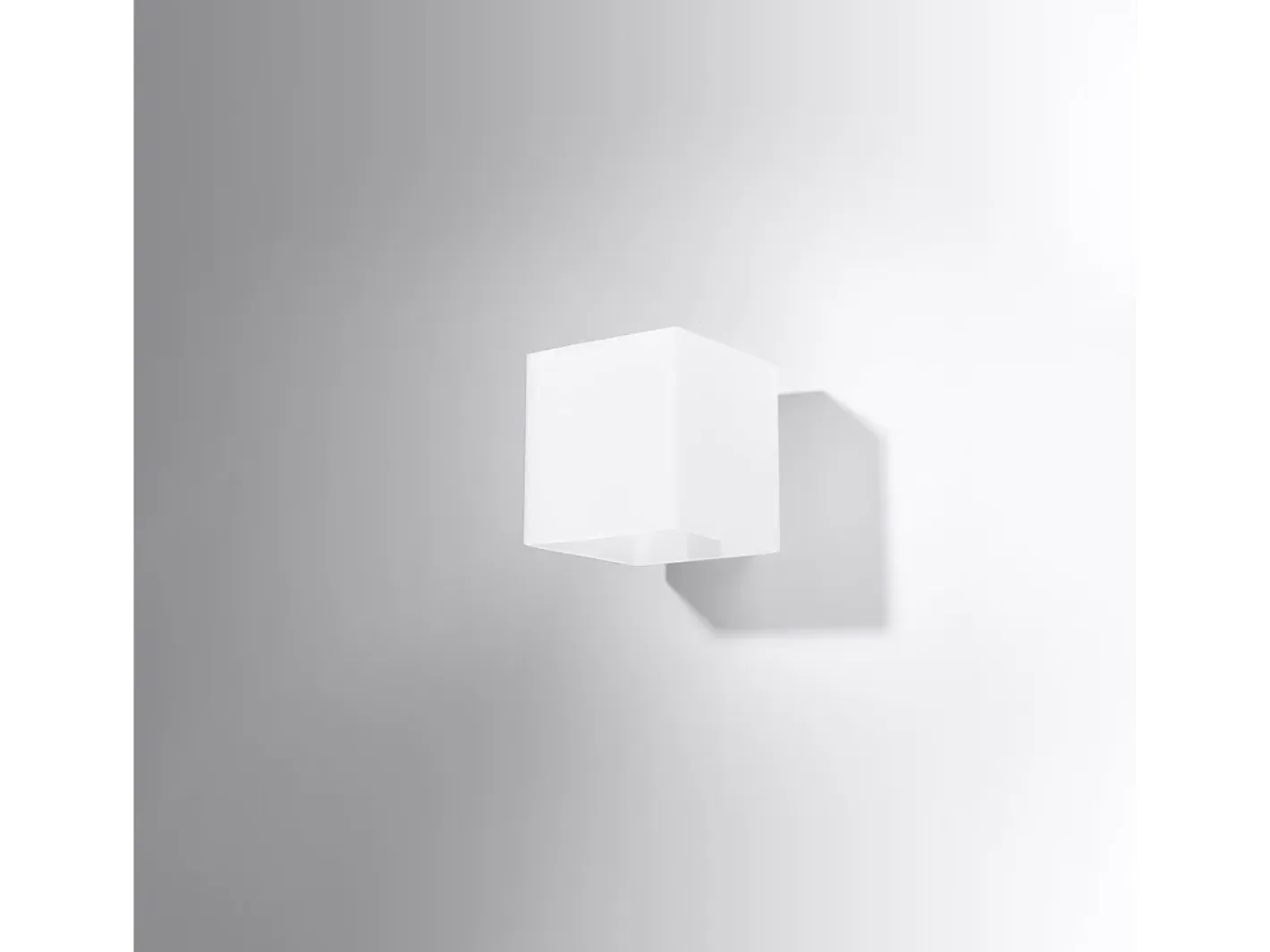 Sollux Lighting Aplique Para Pared-Lámparas de pared Zinalo moderno de vaso - 1 fuentes luminosas 3000K - L.10 x A.10 cm - Blanco