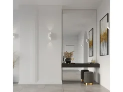 Sollux Lighting Lámparas de pared Zitiex moderno de aluminio - 1 fuentes luminosas 4000K - L.10 x A.20 cm - Blanco