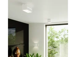 Discount Sollux Lighting Lámparas de pared Zorbo maxi moderno de aluminio - 2 fuentes luminosas 4000K - L.20 x A.10 cm - Blanco