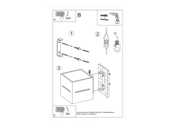 Sollux Lighting Lámparas de pared Zorbo moderno de aluminio - 1 fuentes luminosas 4000K - L.10 x A.10 cm - Gris Discount