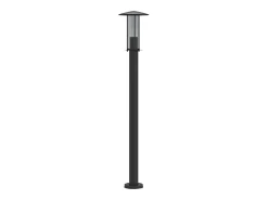 Best Helloshop26 Lámparas de pie de exterior 3 piezas 100 cm acero inoxidable negro 02_0042545 Gris