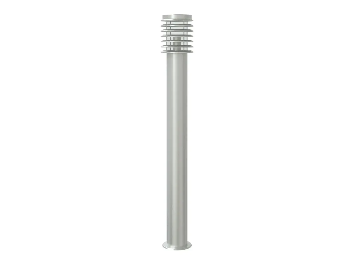 Sale Helloshop26 Lámparas de pie para exterior con sensores 3 piezas acero inoxidable color plata 02_0042567 Gris
