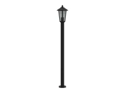 Best Helloshop26 Lámparas de pie para exterior 3 piezas 120 cm acero inoxidable negro 02_0042548 Gris