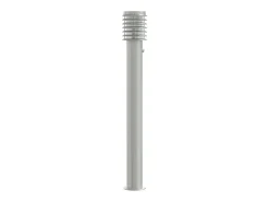 New Lámparas de suelo de exterior con sensor 3 uds acero inox 110cm ES409769 Plateado