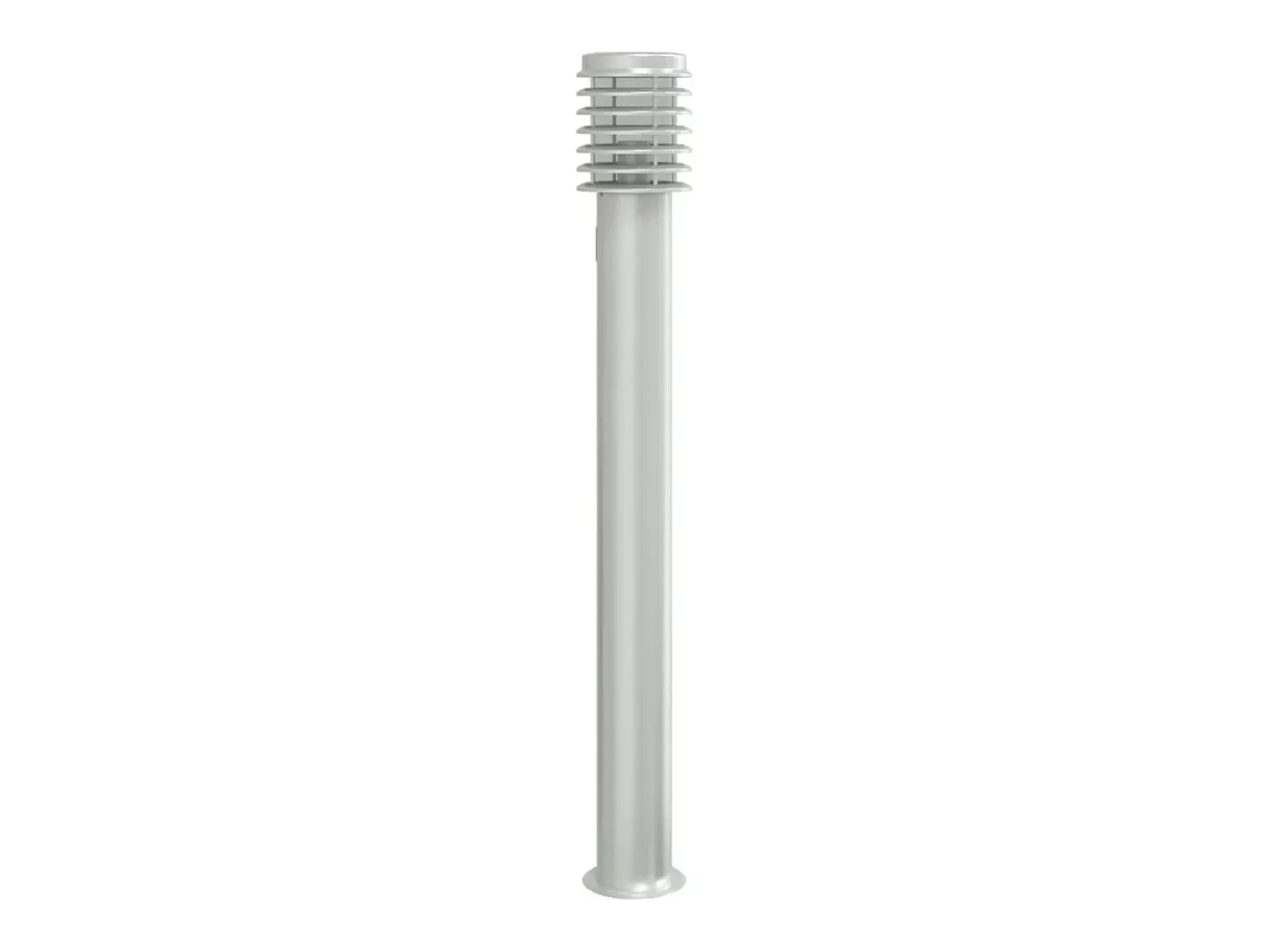 Lámparas de suelo exterior con enchufe 3 uds acero inox 110 cm ES123184 Plateado Best
