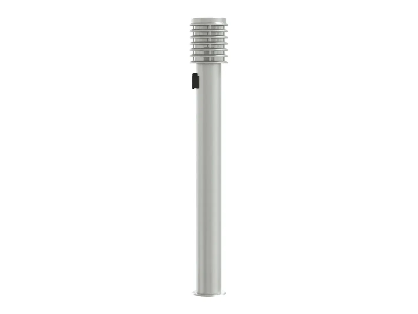 Lámparas de suelo exterior con enchufe 3 uds acero inox 110 cm ES123184 Plateado Best