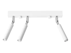 Sollux Lighting Lámparas de techo Astix moderno de aluminio - 3 fuentes luminosas 4000K - L.35 x A.20 cm - Blanco