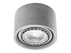 Sollux Lighting Lámparas de techo Blaze industrial de concreto - 1 fuentes luminosas 4000K - L.14 x A.9 cm - Gris Outlet