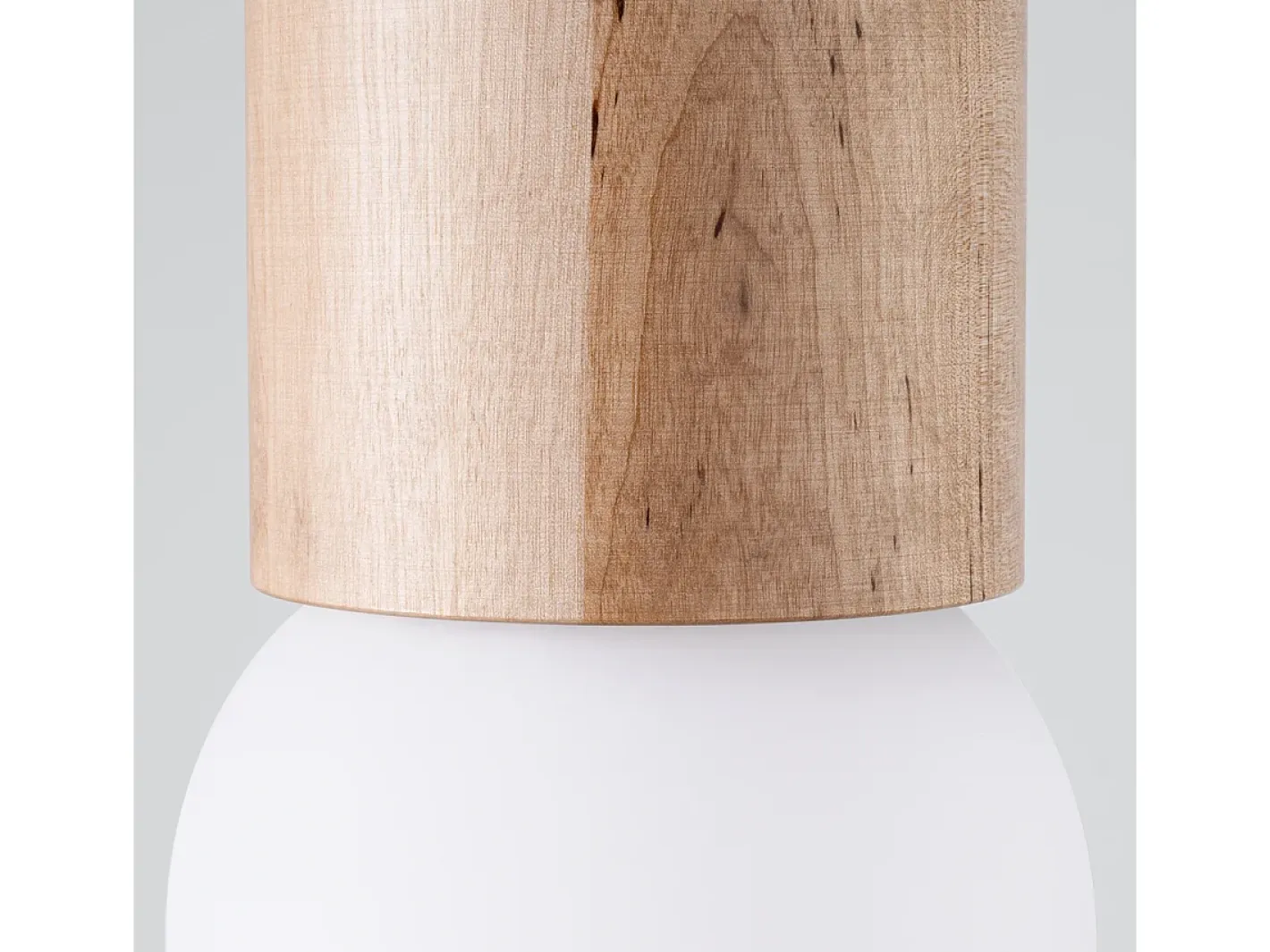 Clearance Sollux Lighting Lámparas De Techo Boomo Moderno De Madera - 1 Fuentes Luminosas - L.12 X A.23 Cm - Madera Natural Color natural claro