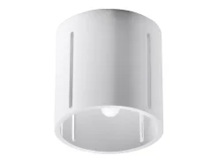Sollux Lighting Lámparas de techo Brich moderno de aluminio - 1 fuentes luminosas 3000K - L.10 x A.10 cm - Blanco Online