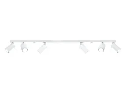 Sollux Lighting Lámparas de techo Briix moderno de acero - 6 fuentes luminosas 4000K - L.118 x A.16 cm - Blanco New