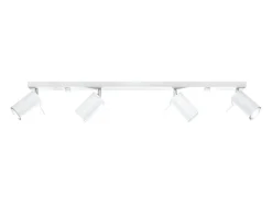 Sollux Lighting Lámparas de techo Briix moderno de acero - 4 fuentes luminosas 4000K - L.80 x A.16 cm - Blanco Clearance