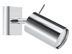 Sollux Lighting Lámparas de techo Briix moderno de acero - 1 fuentes luminosas 3000K - L.8 x A.8 cm - cromo Gris