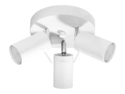 Discount Sollux Lighting Lámparas de techo Briix moderno de acero - 3 fuentes luminosas 4000K - L.20 x A.18 cm - Blanco