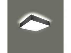 Sale Sollux Lighting Lámparas de techo Care minimalista de CLORURO DE POLIVINILO - 1 fuentes luminosas 4000K - L.25 x A.11 cm - Gris