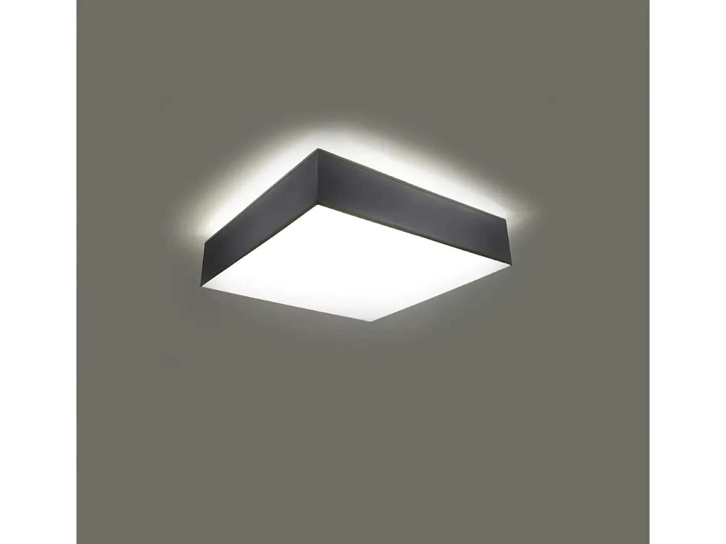 Sale Sollux Lighting Lámparas de techo Care minimalista de CLORURO DE POLIVINILO - 1 fuentes luminosas 4000K - L.25 x A.11 cm - Gris