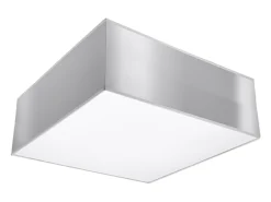 Sale Sollux Lighting Lámparas de techo Care minimalista de CLORURO DE POLIVINILO - 1 fuentes luminosas 4000K - L.25 x A.11 cm - Gris