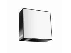 Best Sollux Lighting Lámparas de techo Care minimalista de CLORURO DE POLIVINILO - 1 fuentes luminosas 3000K - L.25 x A.11 cm - Negro