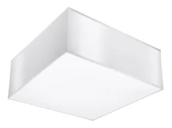 Sollux Lighting Plafón-Lámparas de techo Care minimalista de CLORURO DE POLIVINILO - 1 fuentes luminosas 4000K - L.25 x A.11 cm - Blanco
